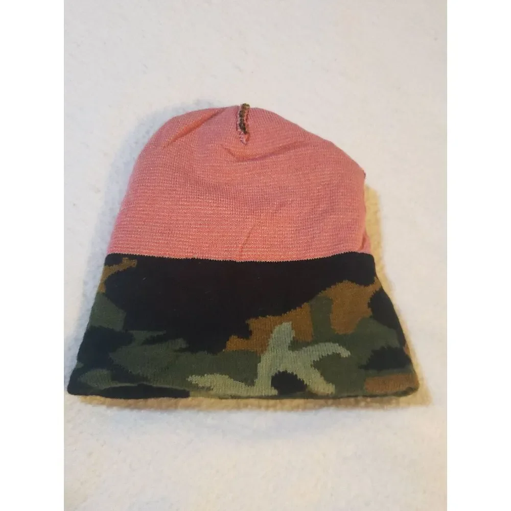 Wurth Mens Acrylic Beanie Cap Hat Tight Knit Camouflage One‎ Size Stretch